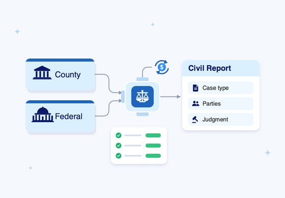 County & Federal Civil Check